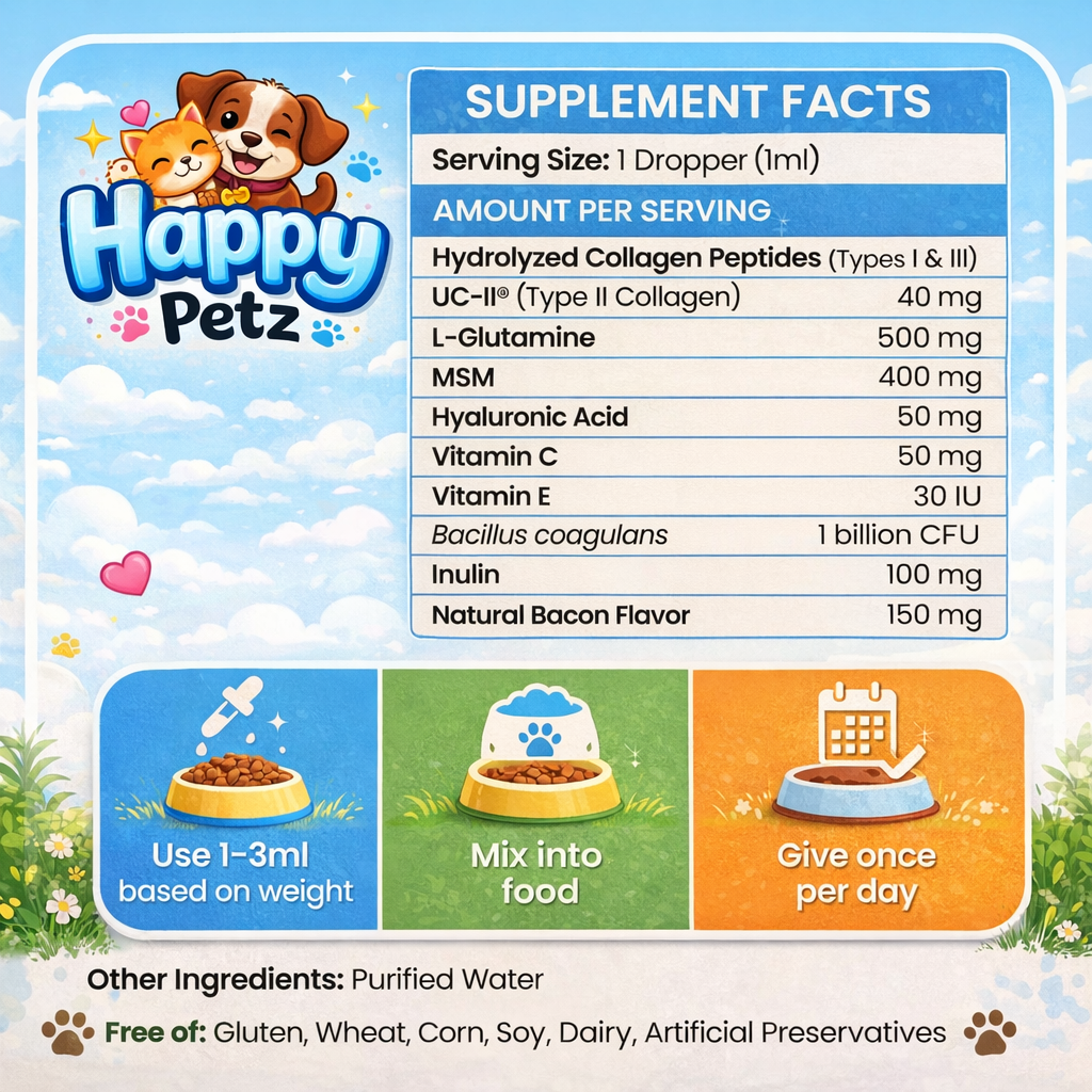 Happy Petz® Premium Liquid Collagen